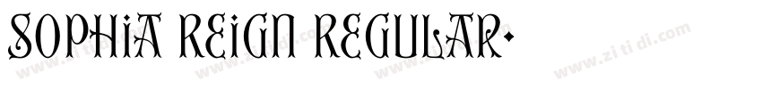 Sophia Reign Regular字体转换
